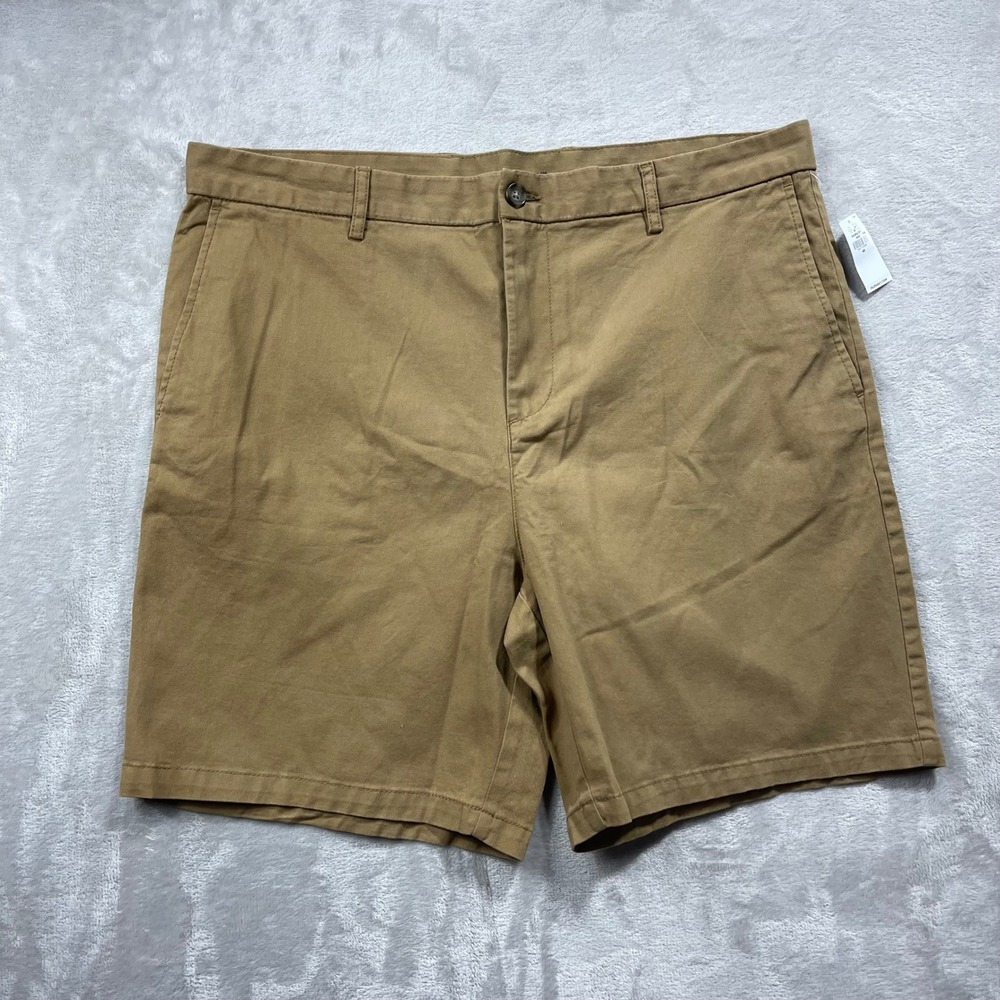 Old Navy Shorts Men 40 Brown Slim Built-In Flex Chino NWT 845880-05-1